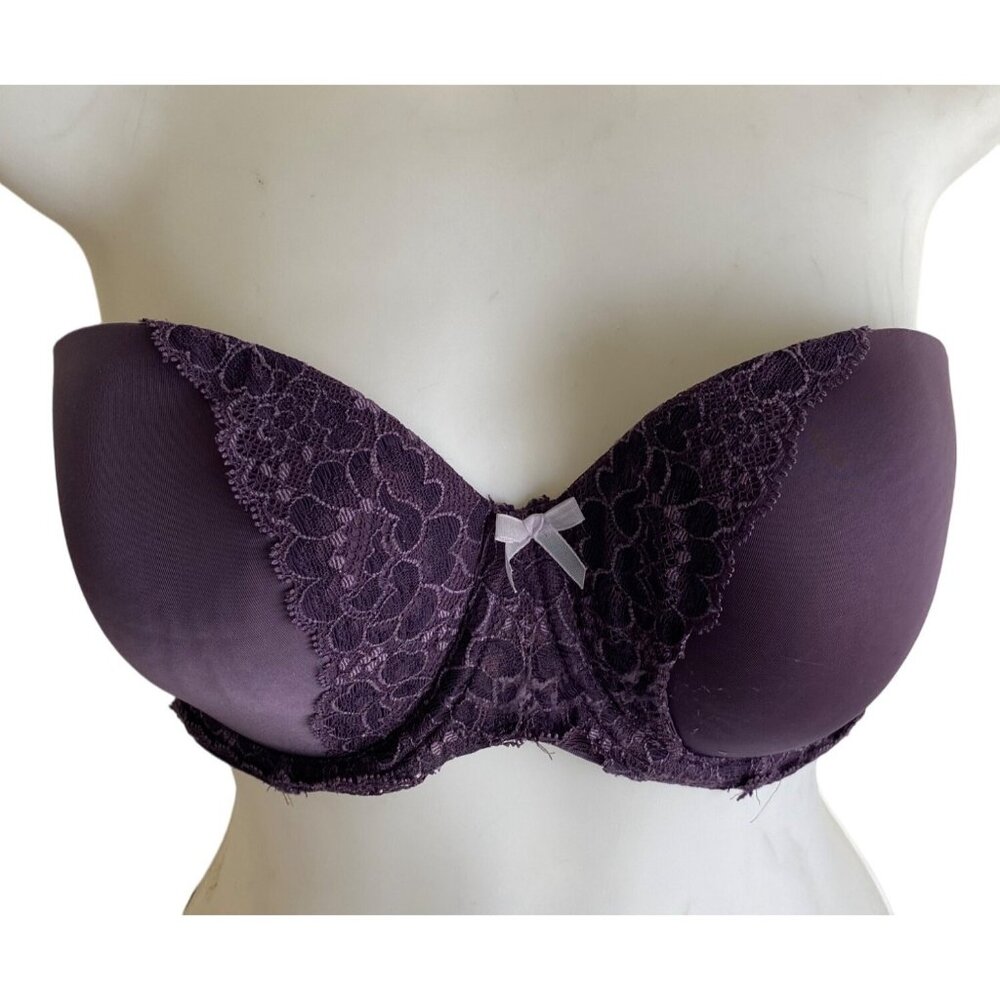 Dream Angels strapless underwire size 34DD  dark purple